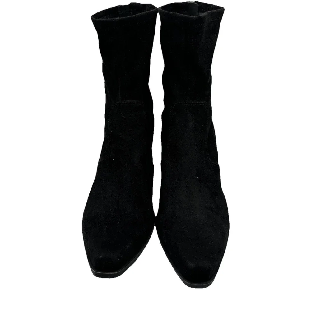 NEW Naturalizer Womens Ella Boot Black Suede 9 M